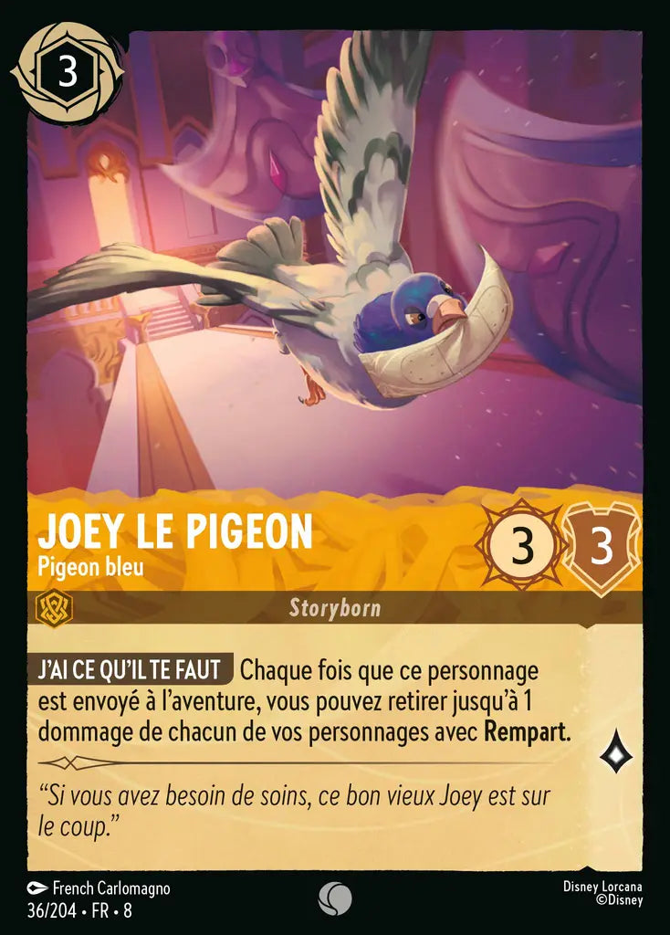 Joey Le Pigeon - Pigeon bleu (36/204) - Commune
