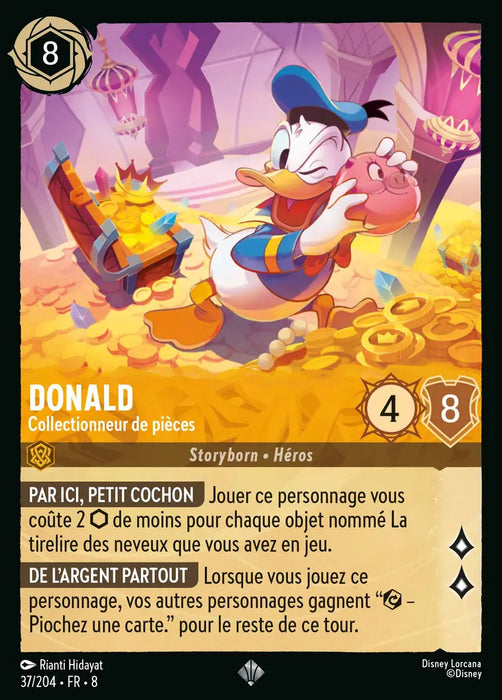 Donald - Collectionneur de pièces (37/204) - Très Rare