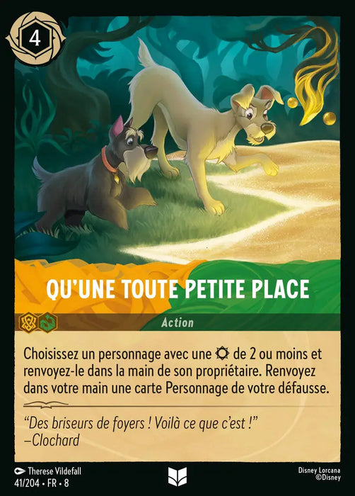 Qu'une toute petite place (41/204) - Inhabituelle - Cold Foil