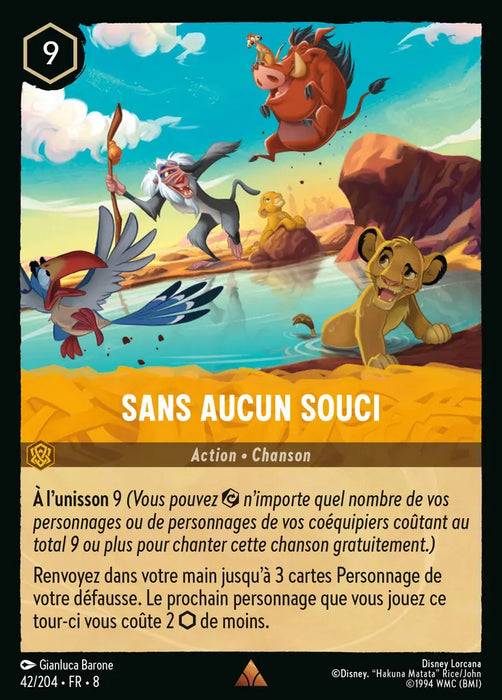 Sans aucun souci (42/204) - Rare - Cold Foil