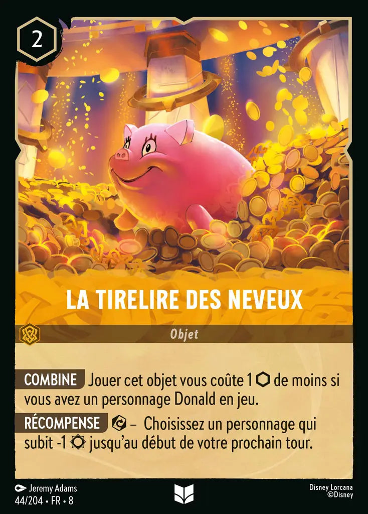 La tirelire des neveux (44/204) - Inhabituelle - Cold Foil