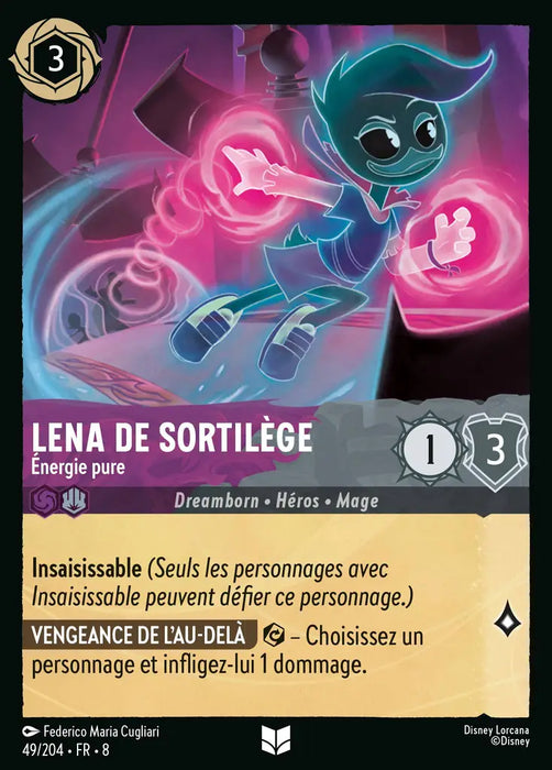 Lena de Sortilège - Énergie pure (49/204) - Inhabituelle - Cold Foil