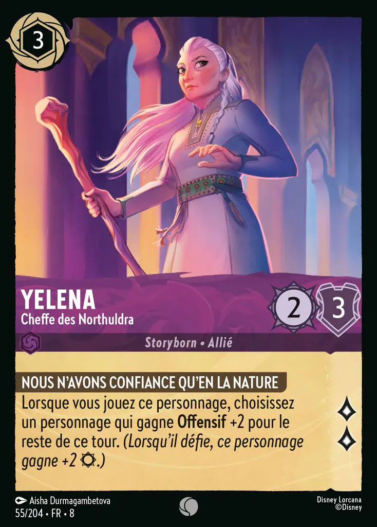 Yelana - Cheffe des Northuldra (55/204) - Commune - Cold Foil