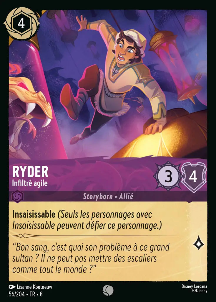Ryder - Infiltré agile (56/204) - Commune - Cold Foil