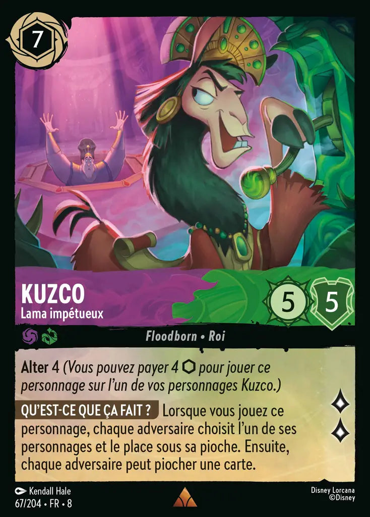 Kuzco - Lama impétueux (67/204) - Rare - Cold Foil
