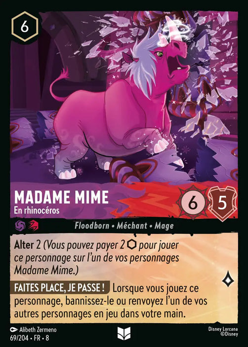 Madame Mime- En rhinocéros (69/204) - Inhabituelle - Cold Foil