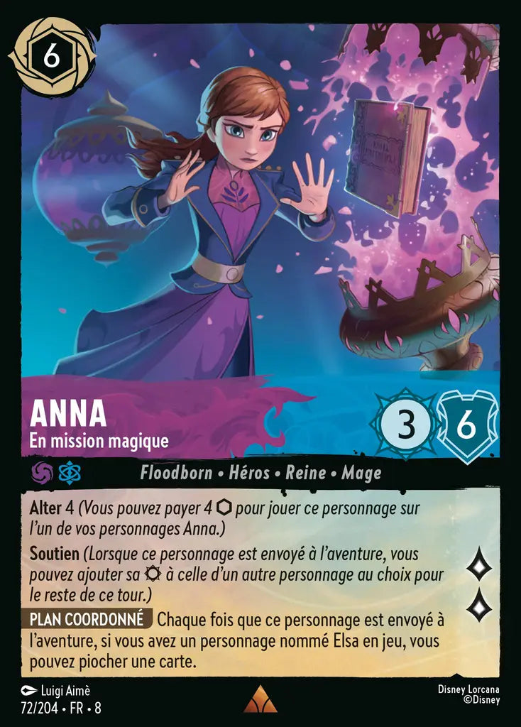 Anna - En mission magique (72/204) - Rare - Cold Foil