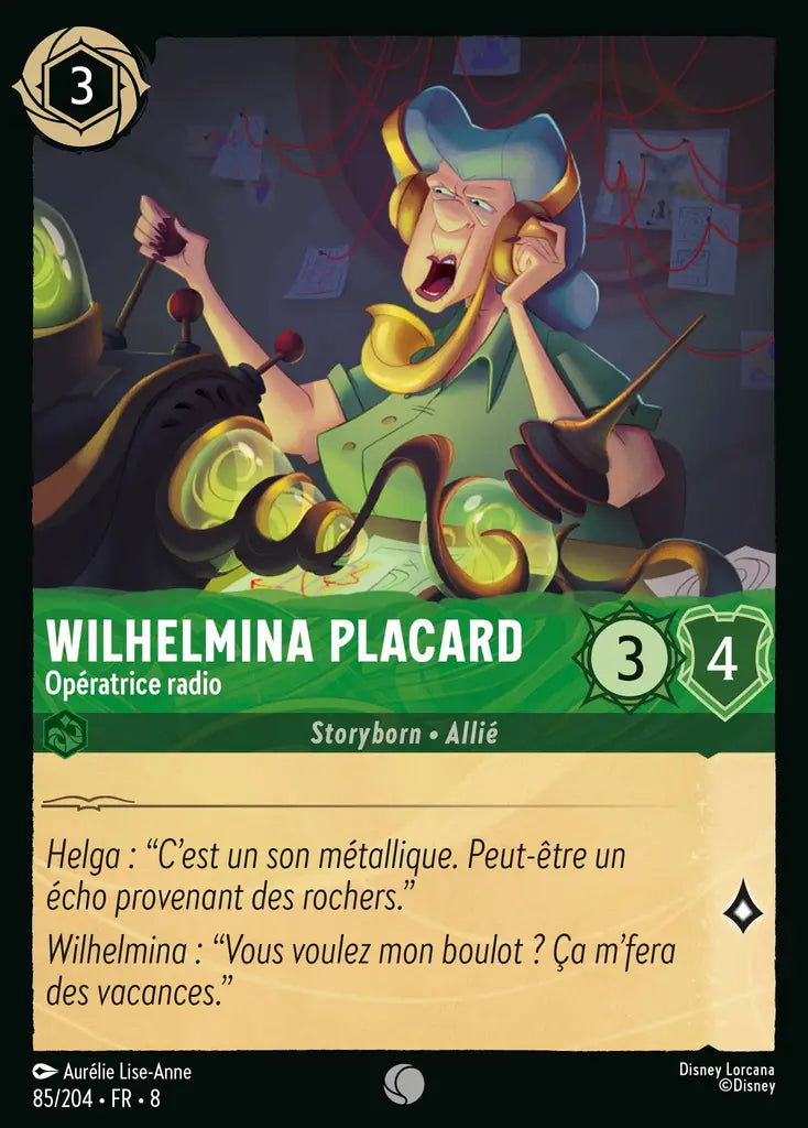 Wilhelmina Packard - Opératrice radio (85/204) - Commune - Cold Foil