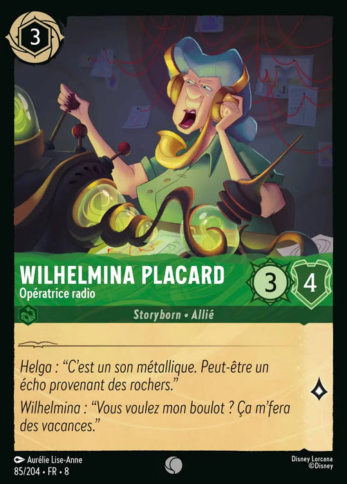 Wilhelmina Packard - Opératrice radio (85/204) - Commune - Cold Foil