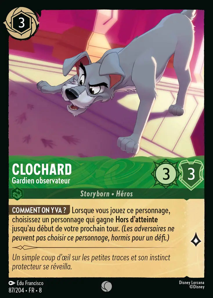 Clochard - Gardien observateur (87/204) - Commune - Cold Foil