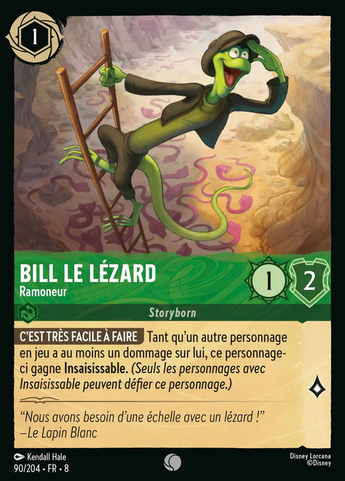 Bill le Lézard - Ramoneur (90/204) - Commune - Cold Foil