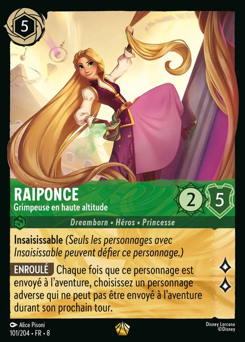 Raiponce - Grimpeuse en haute altitude (101/204) - Légendaire - Cold Foil