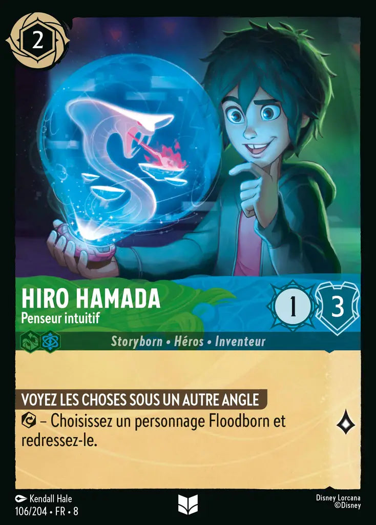 Hiro Hamada - Penseur intuitif (106/204) - Inhabituelle - Cold Foil
