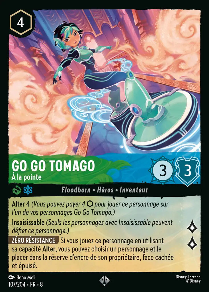 Go Go Tomago - À la pointe (107/204) - Très Rare - Cold Foil