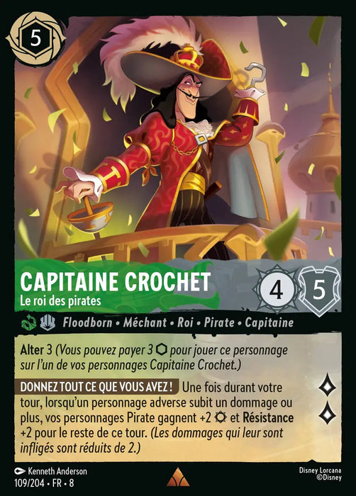 Capitaine Crochet - Le roi des pirates (109/204) - Rare