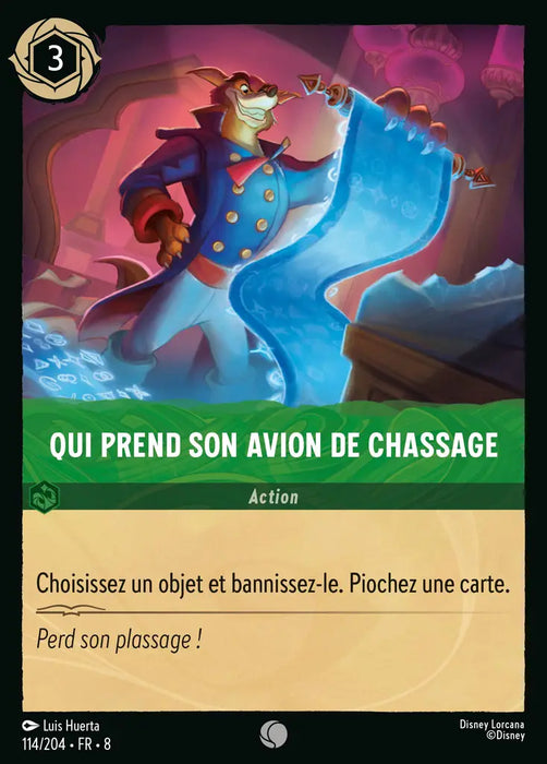 Qui prend son avion de chassage (114/204) - Commune - Cold Foil