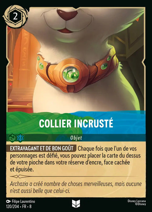 Collier incrusté (120/204) - Inhabituelle