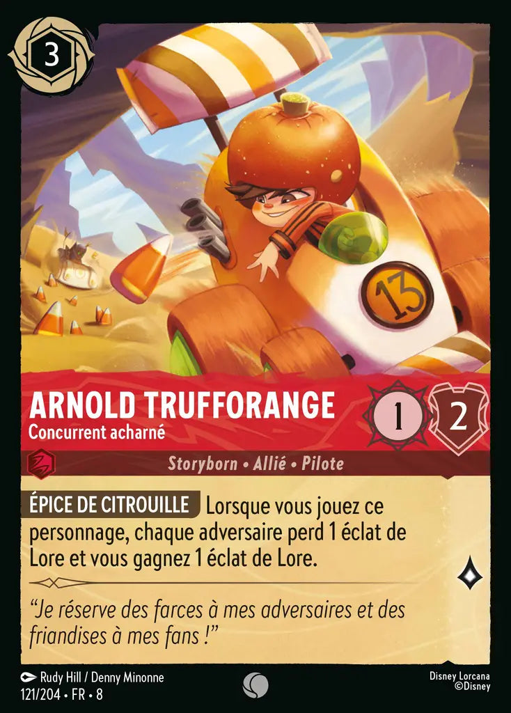 Arnold Trufforange - Concurrent acharné (121/204) - Commune - Cold Foil