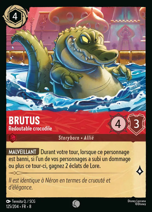 Brutus - Redoutable crocodile (125/204) - Commune