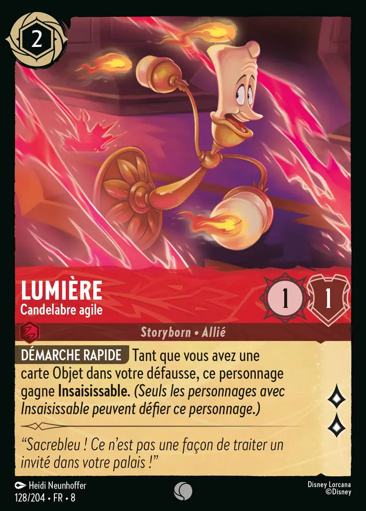Lumière - Candelabre agile (128/204) - Commune - Cold Foil