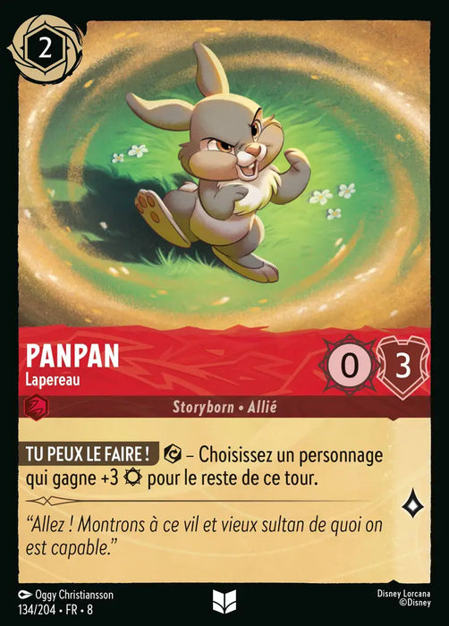 Panpan - Lapereau (134/204) - Inhabituelle - Cold Foil
