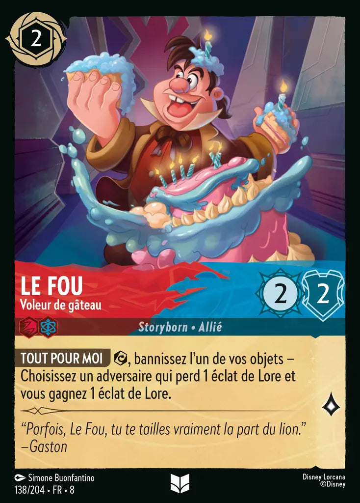 Le Fou - Voleur de gâteau (138/204) - Inhabituelle - Cold Foil