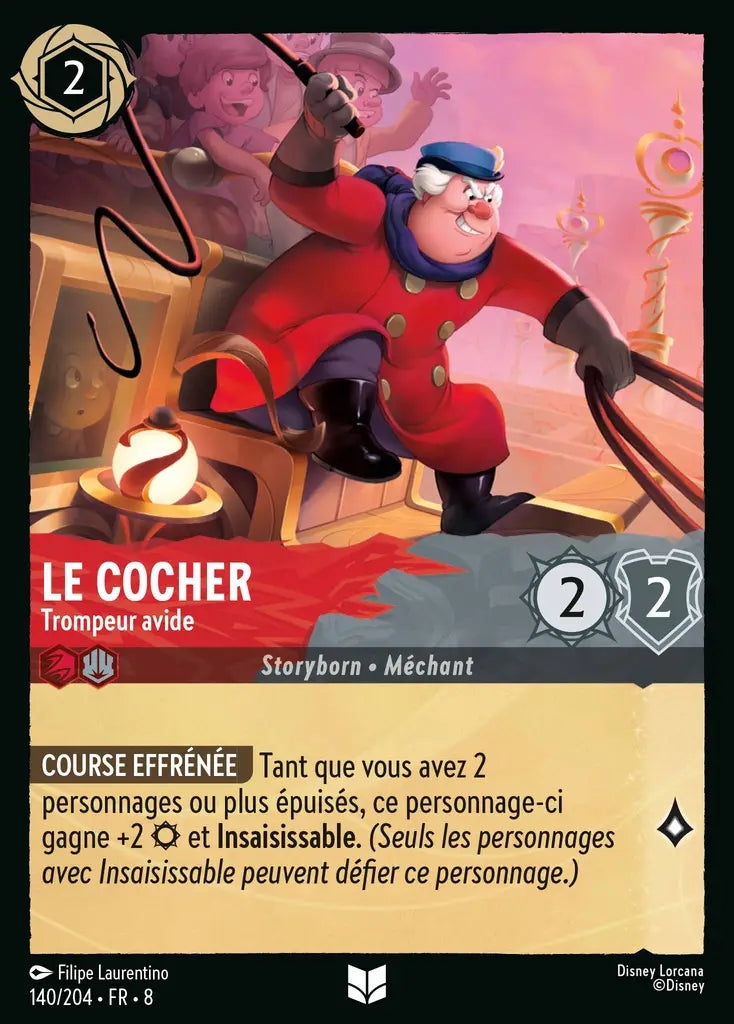 Le Cocher - Trompeur avide (140/204) - Inhabituelle