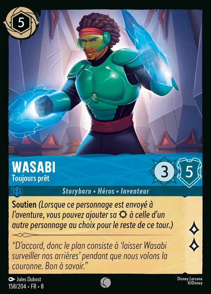 Wasabi - Toujours prêt (158/204) - Commune - Cold Foil