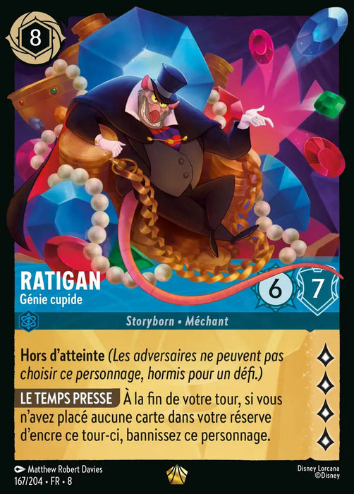 Ratigan - Génie cupide (167/204) - Légendaire