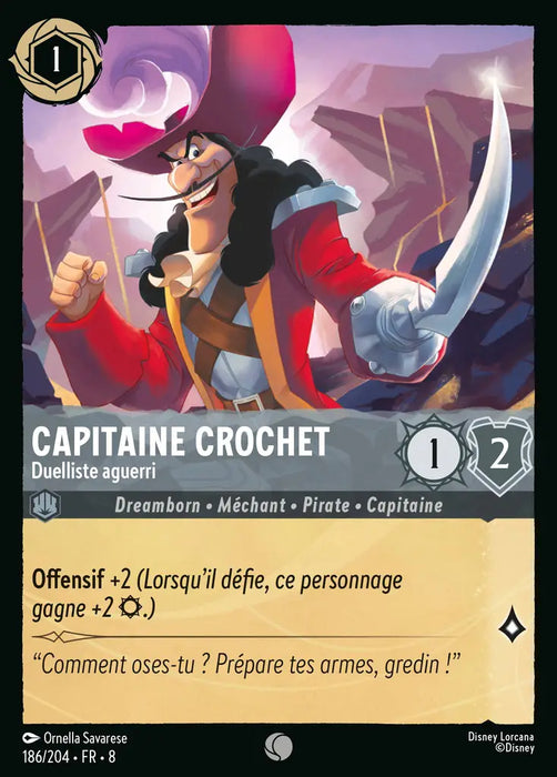 Capitaine Crochet - Duelliste aguerri (186/204) - Commune - Cold Foil