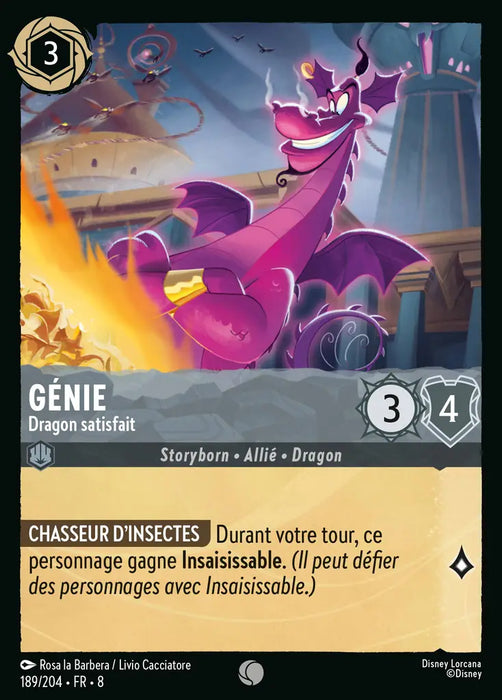 Génie - Dragon satisfait (189/204) - Inhabituelle