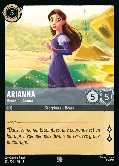 Arianna - Reine de Corona (191/204) - Commune - Cold Foil