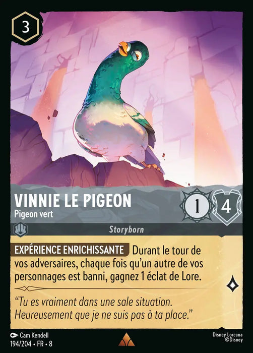 Vinnie Le Pigeon - Pigeon vert (194/204) - Rare