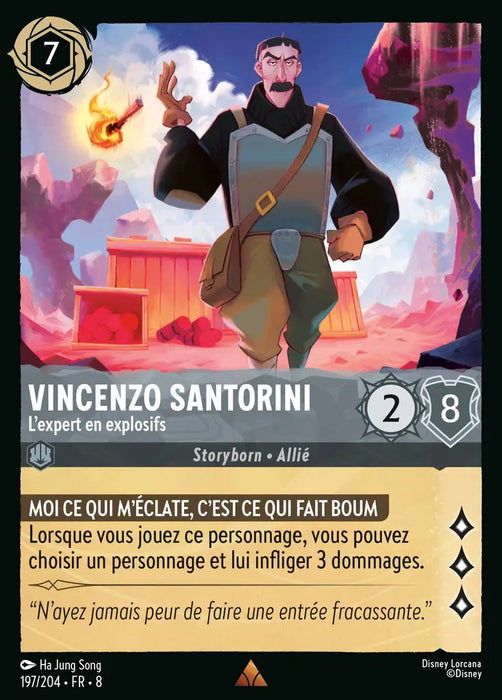 Vincenzo Santorini - L'expert en explosifs (197/204) - Rare - Cold Foil