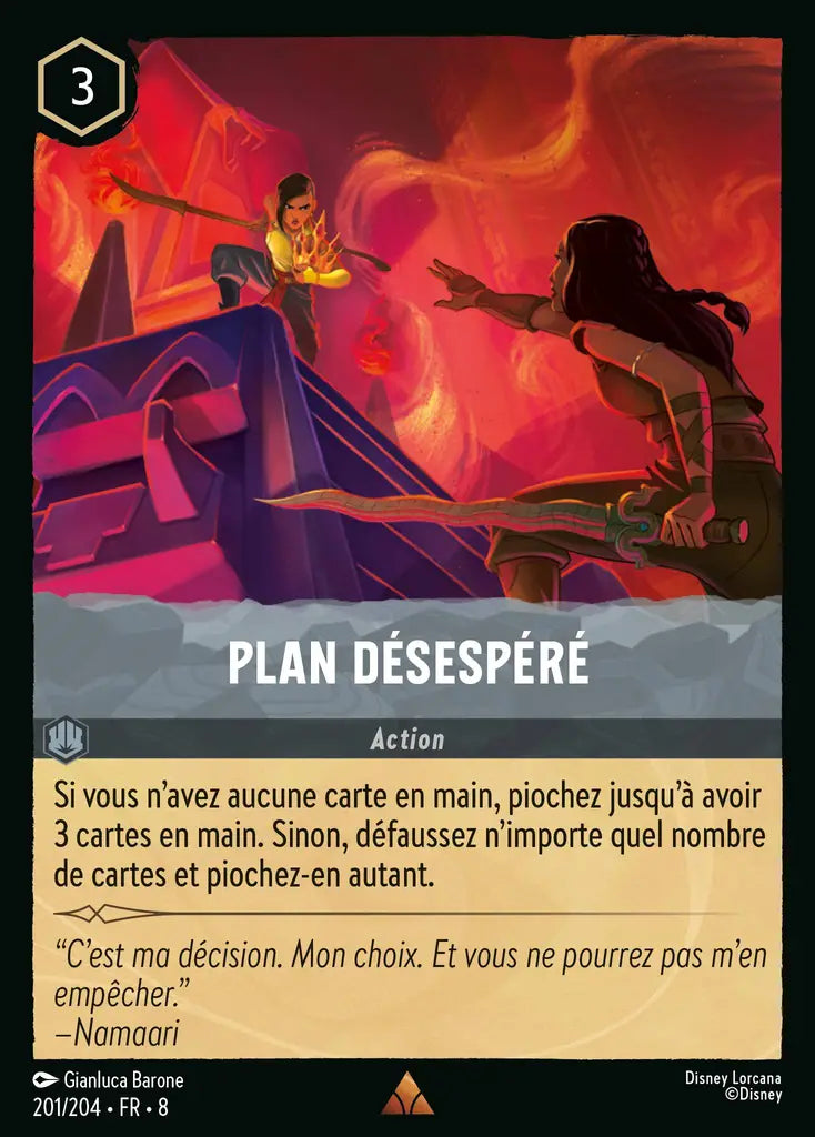 Plan désespéré (201/204) - Rare