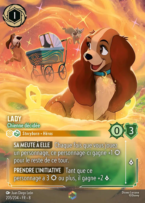 Lady - Chienne décidée (Enchantée) (205/204) - Enchantée - Holofoil