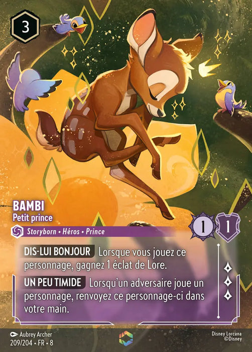 Bambi - Petit prince (Enchantée) (209/204) - Enchantée - Holofoil