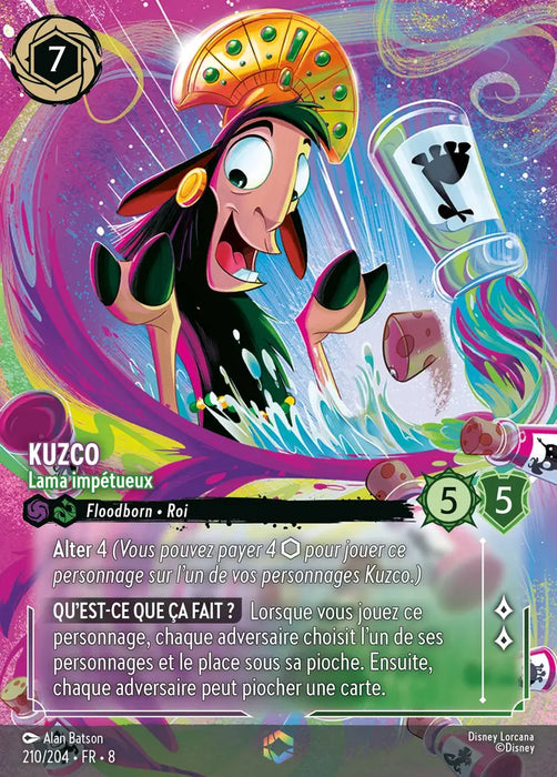 Kuzco - Lama impétueux (Enchantée) (210/204) - Enchantée - Holofoil