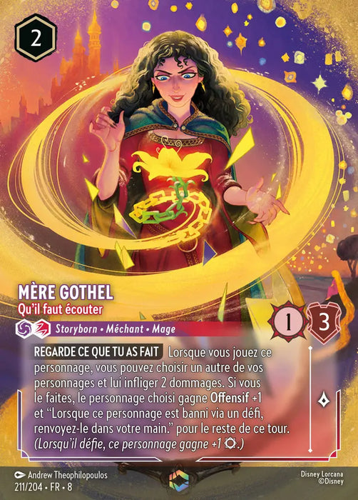 Mère Gothel - Qu'il faut écouter (Enchantée) (211/204) - Enchantée - Holofoil