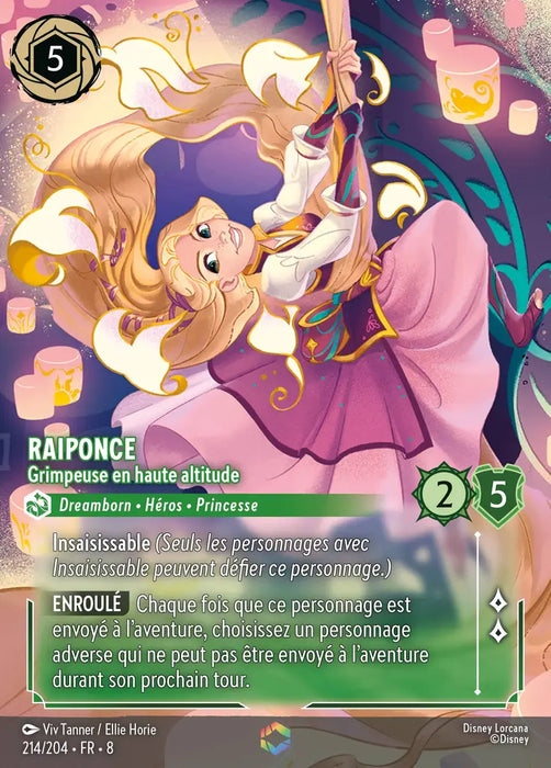 Raiponce - Grimpeuse en haute altitude (Enchantée) (214/204) - Enchantée - Holofoil