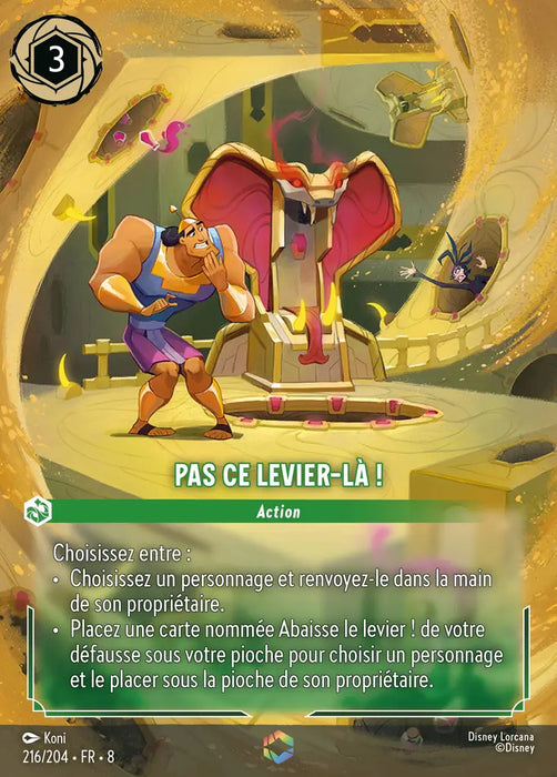 Pas ce levier-là! (Enchantée) (216/204) - Enchantée - Holofoil