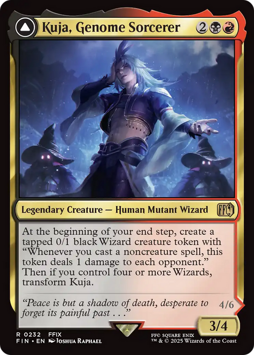Kuja, Genome Sorcerer // Trance Kuja, Fate Defied (FIN-232) - rare - Foil