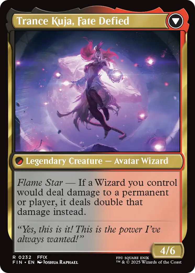 Kuja, Genome Sorcerer // Trance Kuja, Fate Defied (FIN-232) - rare