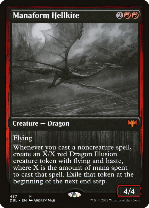 Manaform Hellkite (DBL-437) - mythic - Foil