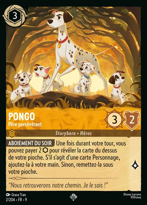 Pongo - Père persévérant (2/204) - F - Très Rare - Cold Foil