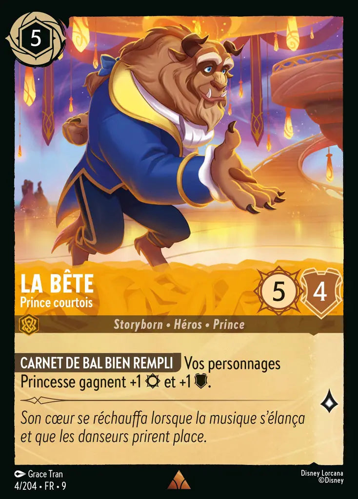 La Bête - Prince courtois (4/204) - F - Rare