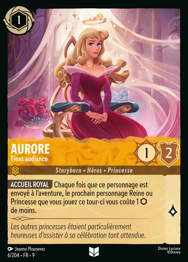 Aurore - Tient audiance (6/204) - F - Inhabituelle - Cold Foil