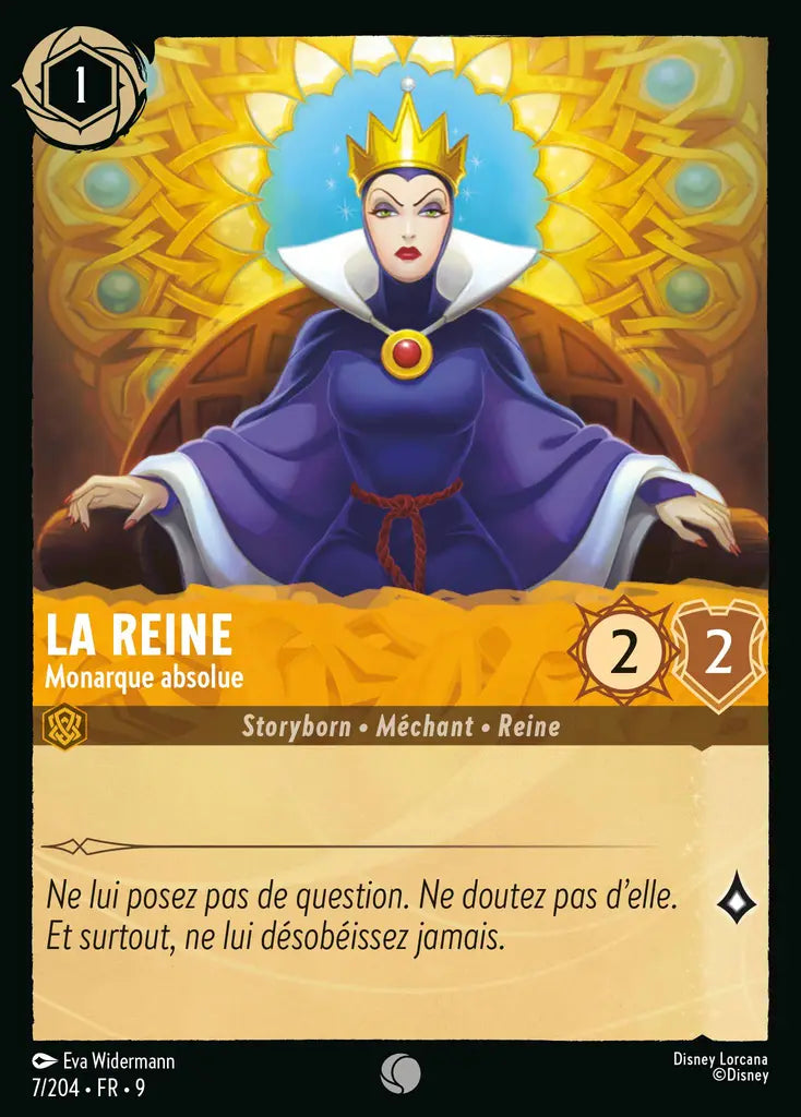 La Reine - Monarque absolue (7/204) - F - Commune - Cold Foil