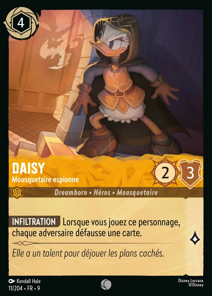 Daisy - Mousquetaire espionne (11/204) - F - Commune - Cold Foil