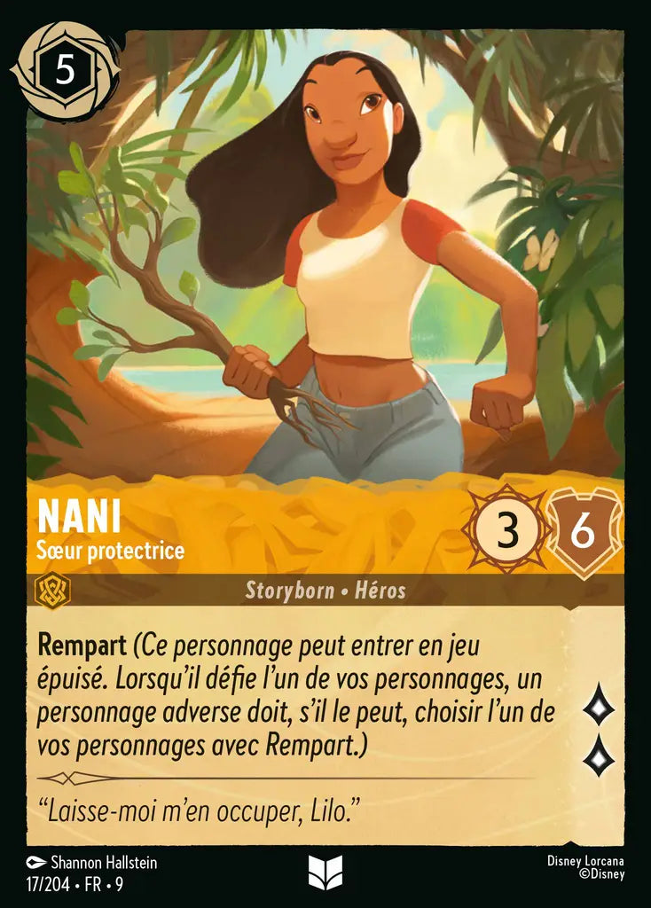 Nani - Soeur protectrice (17/204) - F - Inhabituelle - Cold Foil